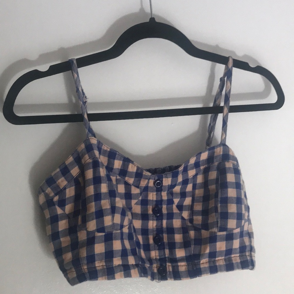 Plaid Crop Top